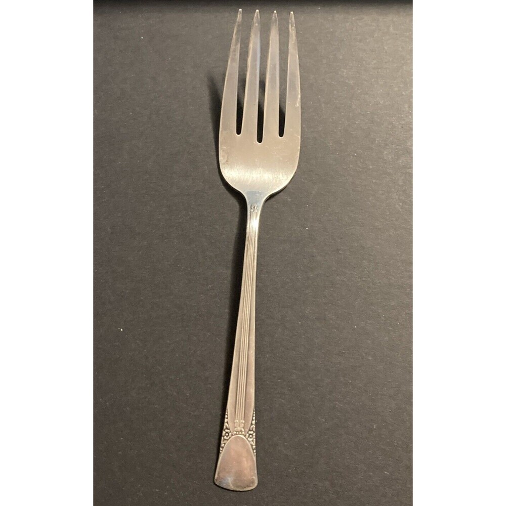 Bouquet  Embassy 1939 Large Serving Salad Fork Silverplate